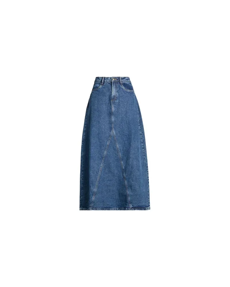 ICHI HOSEN & RÖCKE - Jeansröckeauf YOOX.COM Blau
