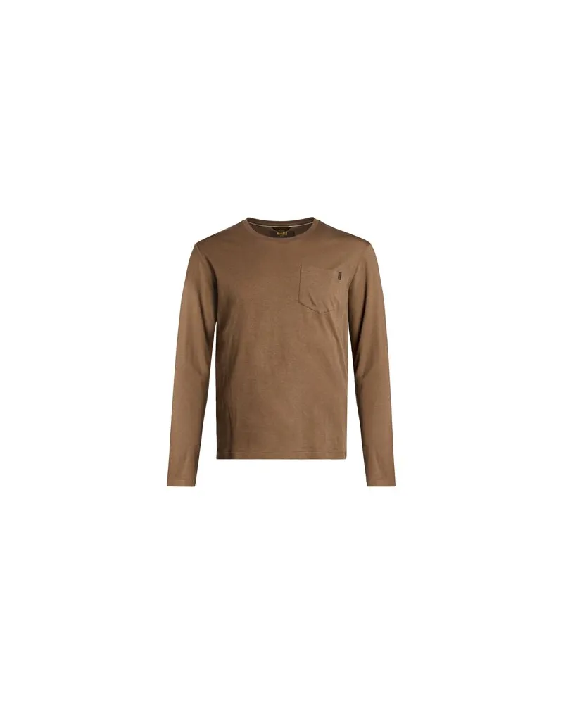MOORER TOPS - T-shirtsauf YOOX.COM Hellbraun