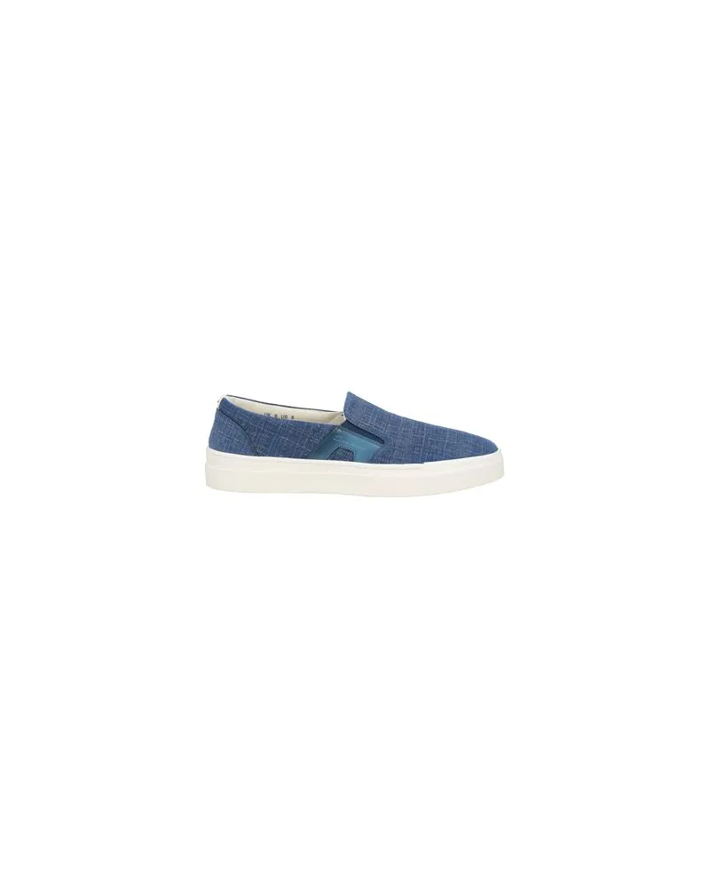 Santoni DOUBLE BUCKLE SNEAKER - SCHUHE - Sneakersauf YOOX.COM Blau
