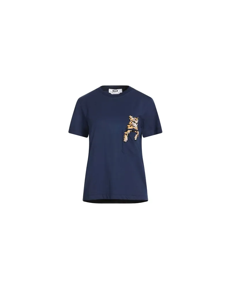 MSGM TOPS - T-shirtsauf YOOX.COM Marineblau