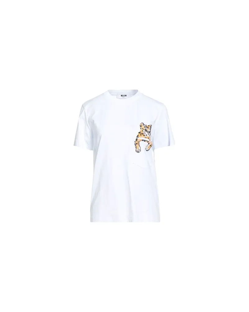 MSGM TOPS - T-shirtsauf YOOX.COM Weiß