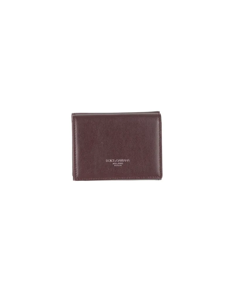 Dolce & Gabbana Kleinlederwaren - Brieftaschenauf YOOX.COM Pflaume