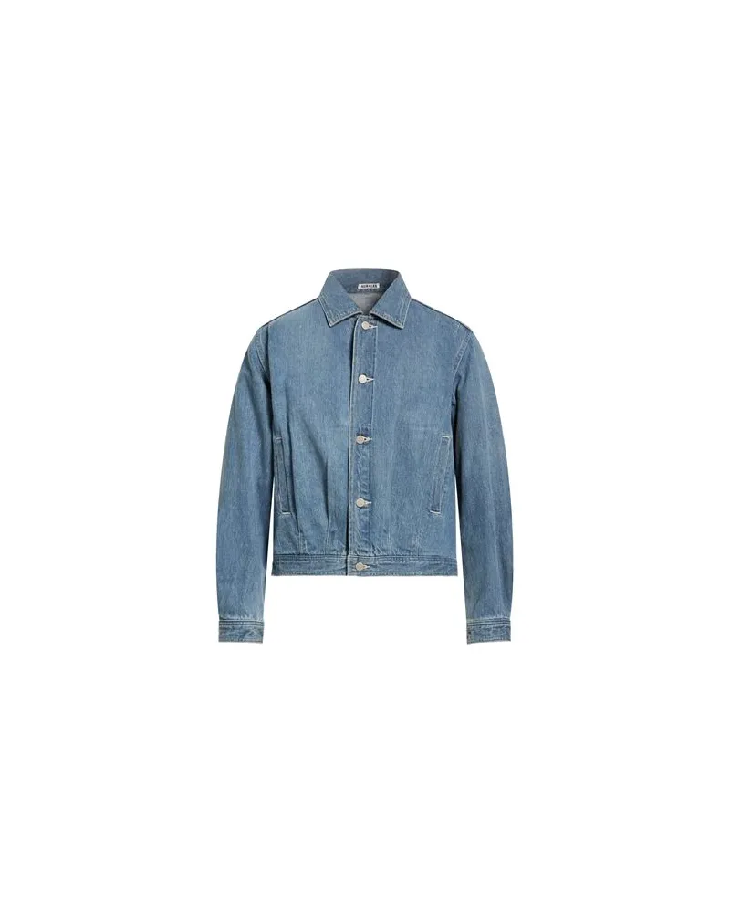 AURALEE JACKEN & MÄNTEL - Jeansjacken/Mäntelauf YOOX.COM Blau