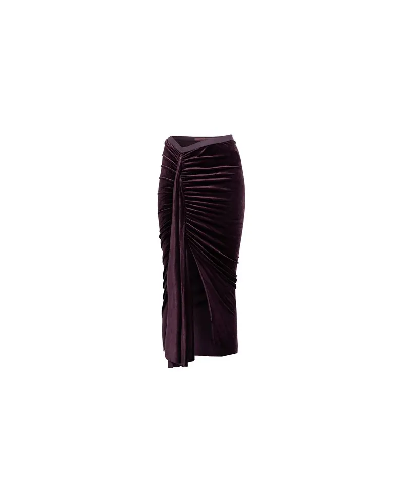 Rick Owens Lilies HOSEN & RÖCKE - Midi-Röckeauf YOOX.COM Dunkelviolett