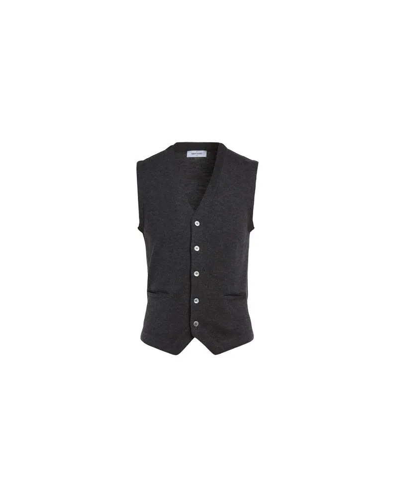 Gran Sasso EXTRAFINE MERINOS  - STRICKWAREN - Strickjackenauf YOOX.COM Braungrau