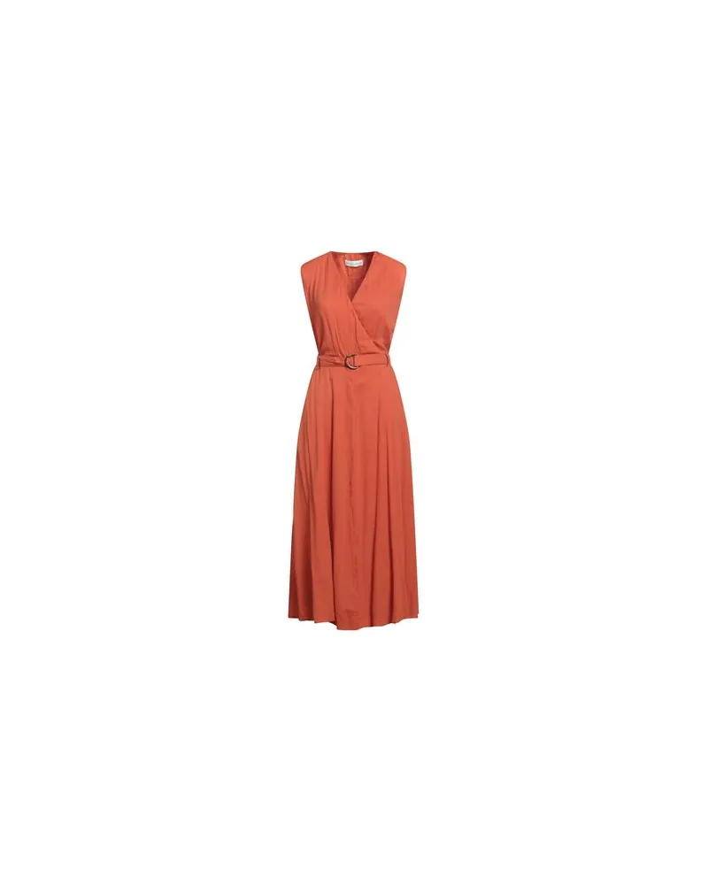 Skills & Genes KLEIDER - Maxi-Kleiderauf YOOX.COM Orange