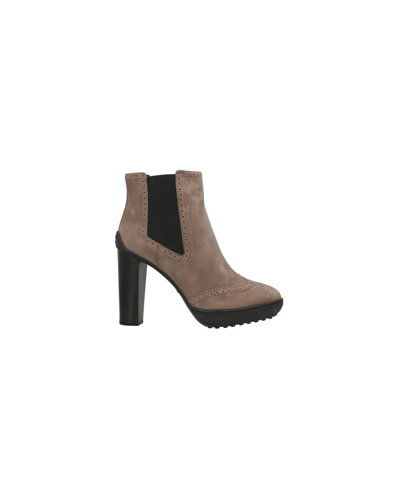 TOD'S SCHUHE - Stiefelettenauf YOOX.COM Maulwurfsgrau