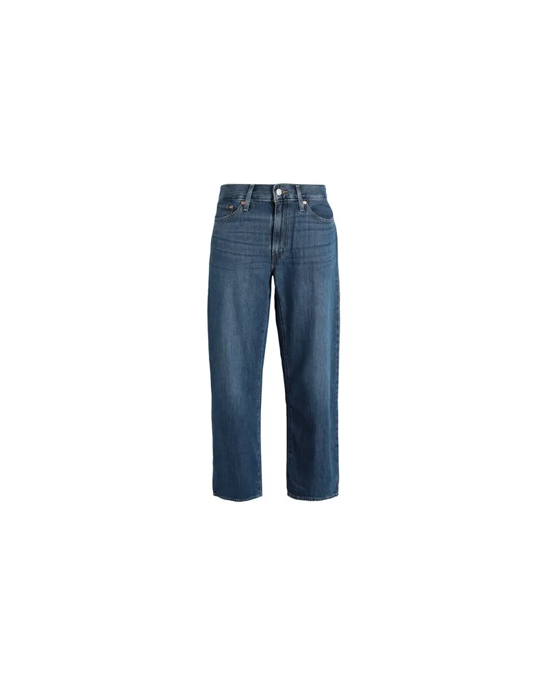 Levi's BAGGY DAD DARK INDIGO - WORN IN	 - HOSEN & RÖCKE - Jeanshosenauf YOOX.COM Blau