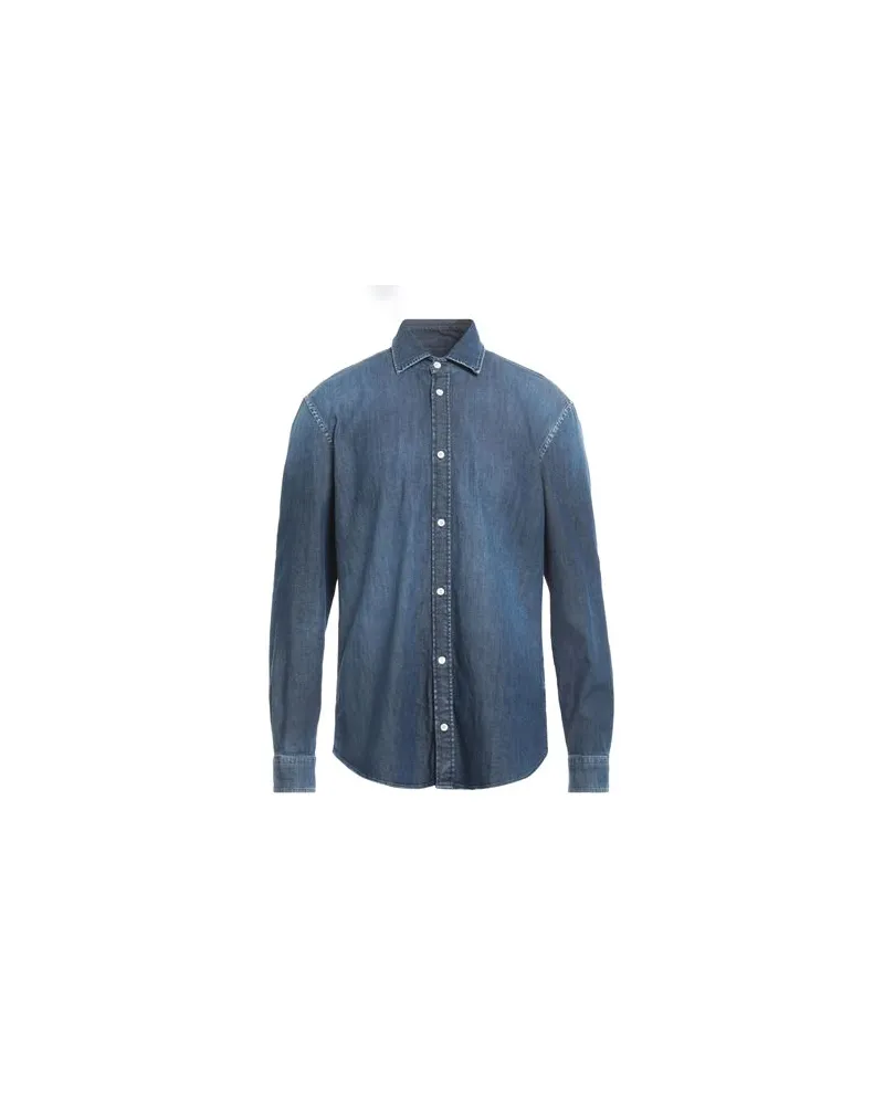 Dondup TOPS - Jeanshemdenauf YOOX.COM Blau