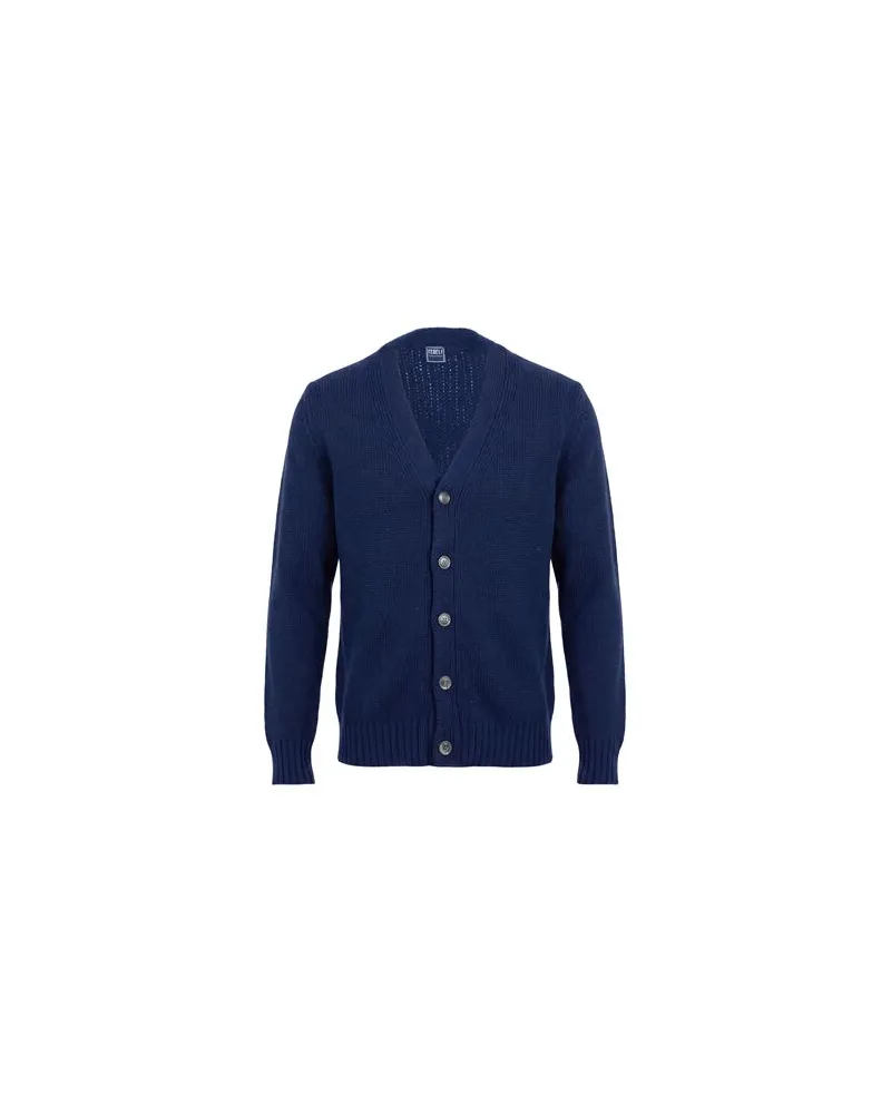 Fedeli STRICKWAREN - Strickjackenauf YOOX.COM Marineblau