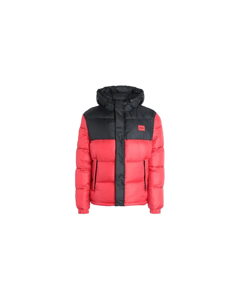 HUGO BOSS JACKEN & MÄNTEL - Pufferjacken & Daunenjackenauf YOOX.COM Rot