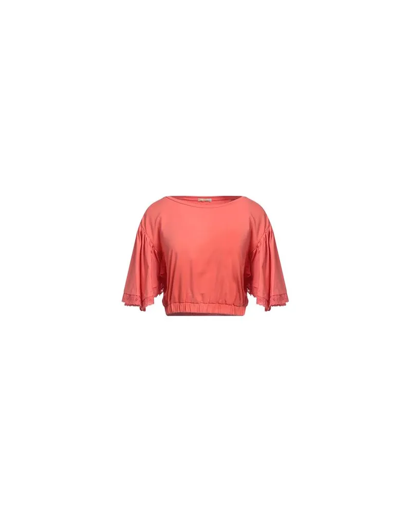 Fracomina TOPS - T-shirtsauf YOOX.COM Koralle