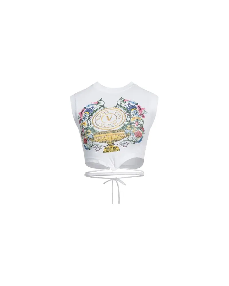Versace Jeans TOPS - T-shirtsauf YOOX.COM Weiß