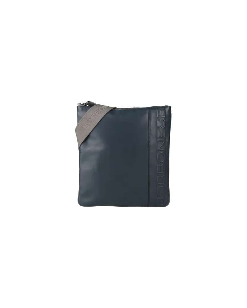 Borbonese TASCHEN - Umhängetascheauf YOOX.COM Marineblau