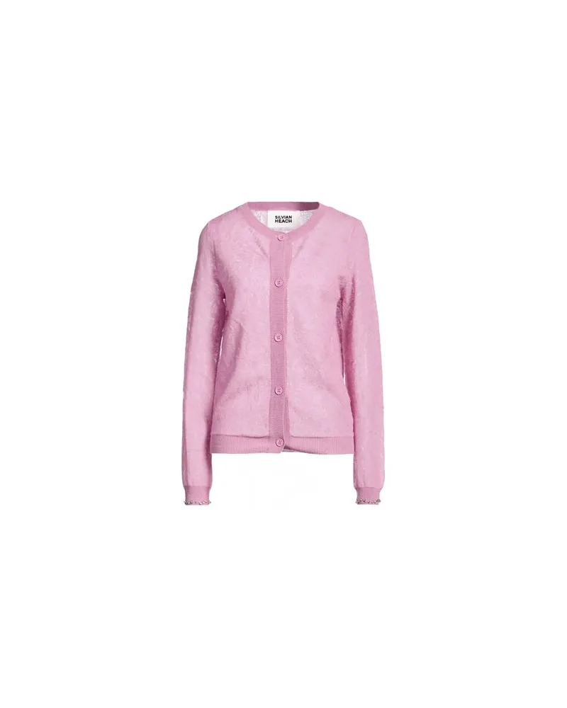 Silvian Heach STRICKWAREN - Strickjackenauf YOOX.COM Rosa