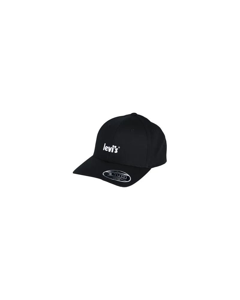 Levi's POSTER LOGO FLEXFIT CAP   - ACCESSOIRES - Mützen & Hüteauf YOOX.COM Schwarz