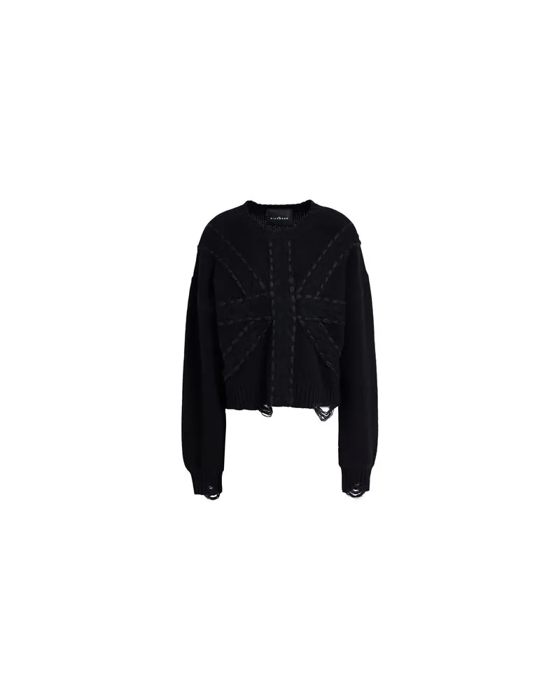 John Richmond STRICKWAREN - Pulloverauf YOOX.COM Schwarz