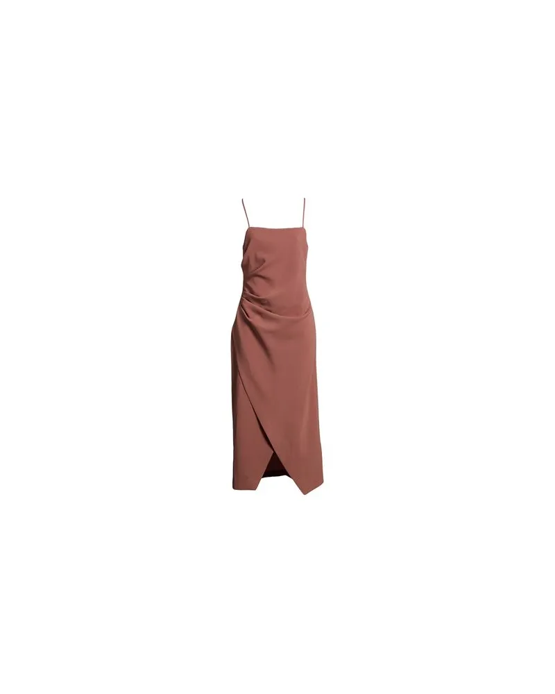 MARELLA KLEIDER - Midi-Kleiderauf YOOX.COM Braun