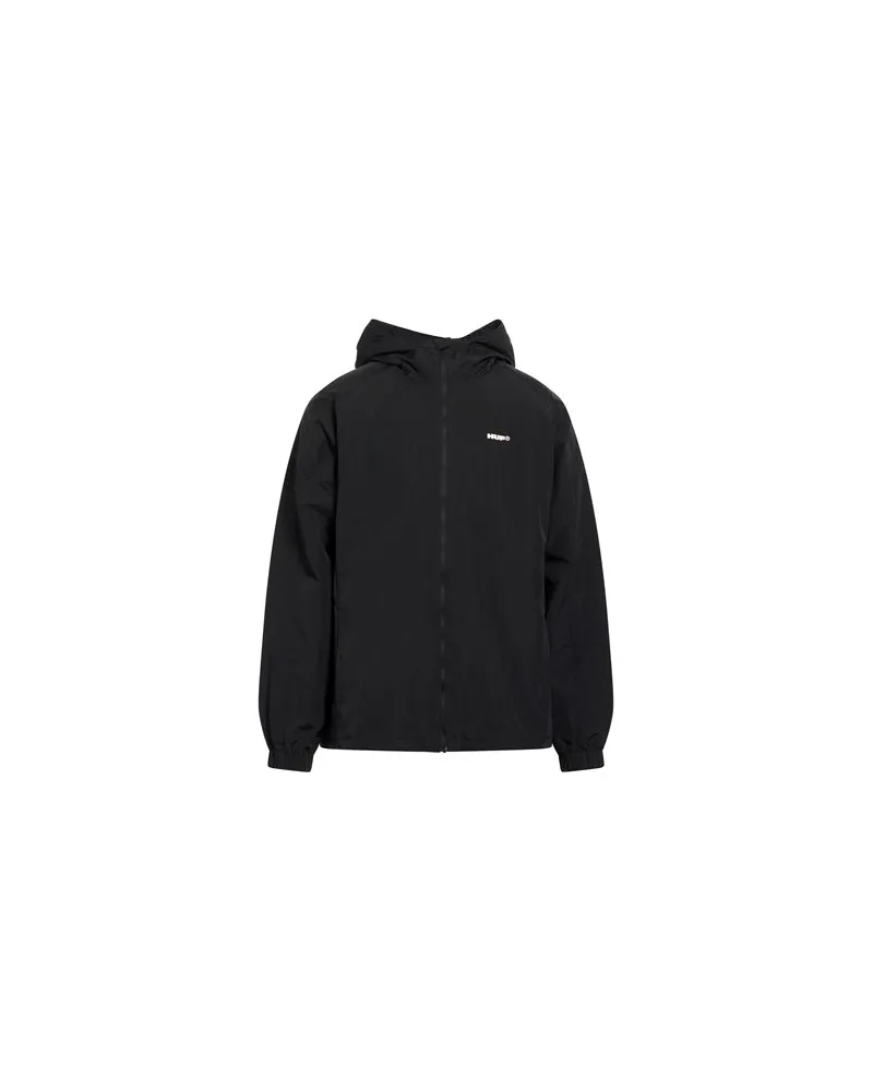 HUF JACKEN & MÄNTEL - Jacken, Mäntel & Trenchcoatsauf YOOX.COM Schwarz