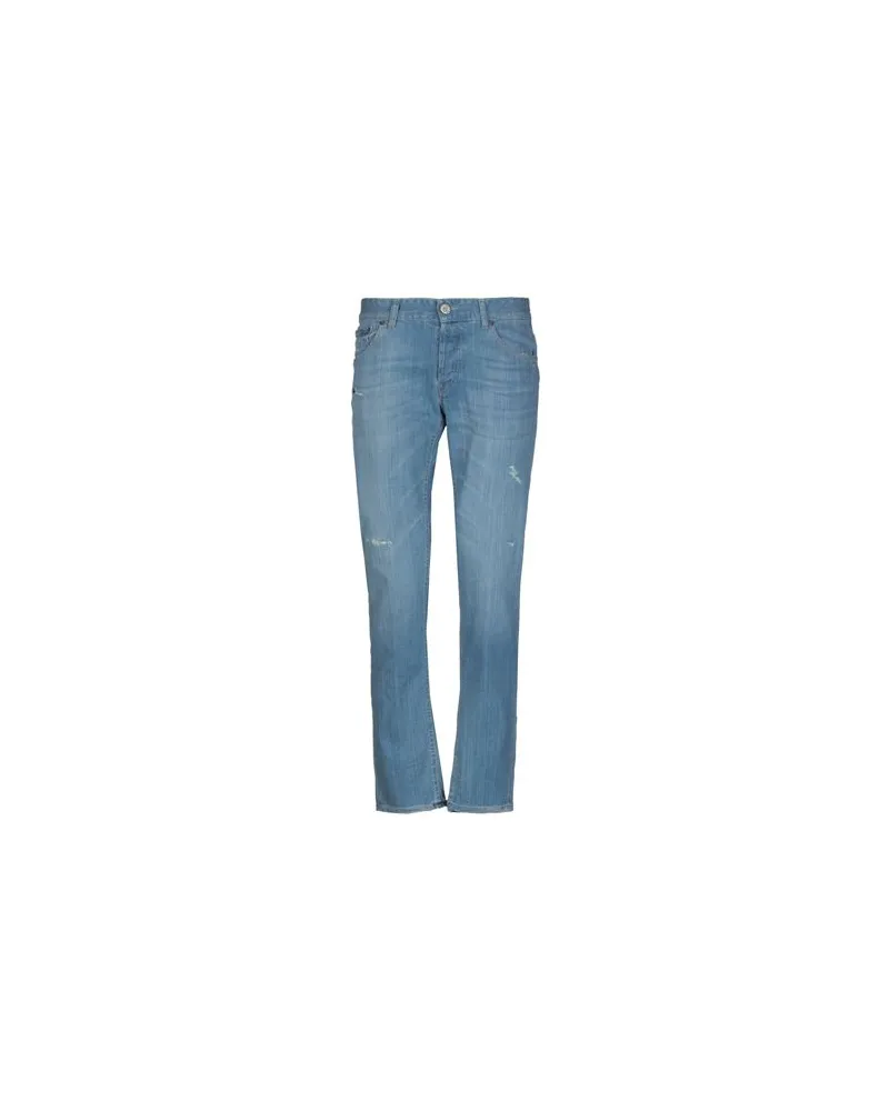 PMDS PREMIUM MOOD DENIM SUPERIOR HOSEN & RÖCKE - Jeanshosenauf YOOX.COM Blau