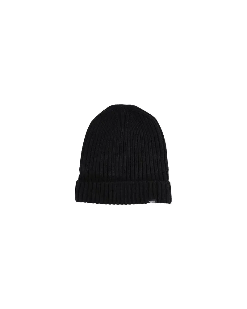 Vans MN  SHALLOW CUFF BEANIE  - ACCESSOIRES - Mützen & Hüteauf YOOX.COM Schwarz