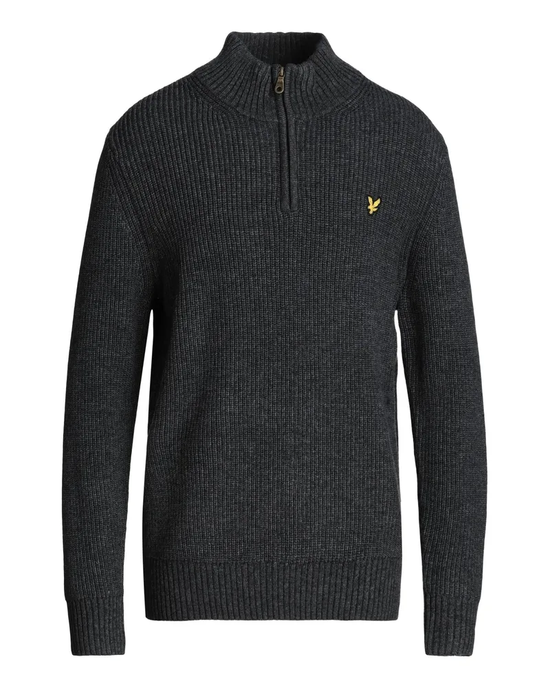 Lyle & Scott Rollkragenpullover Granitgrau