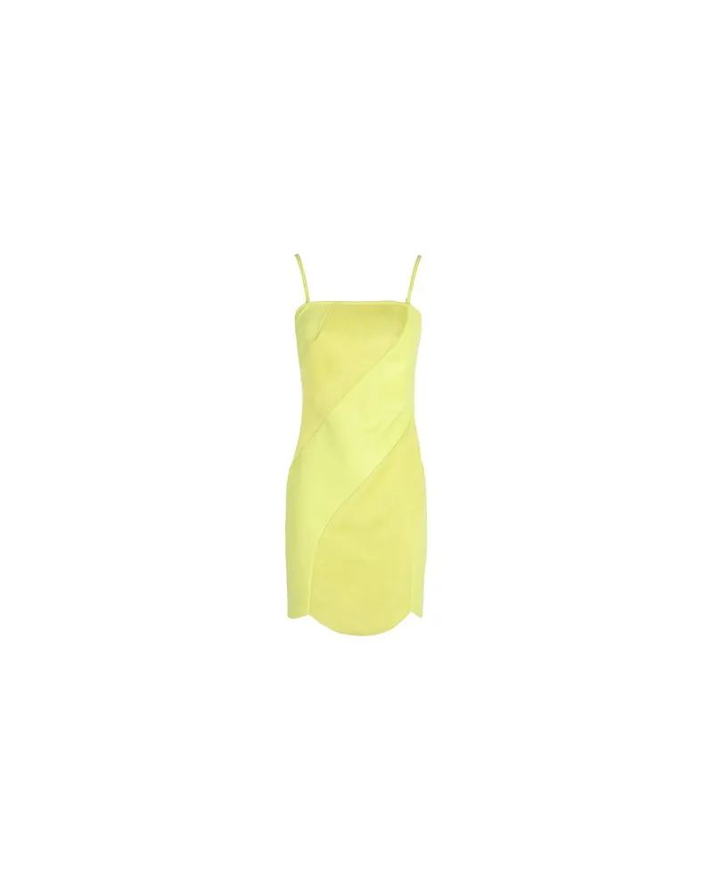 Topshop KLEIDER - Mini-Kleiderauf YOOX.COM Limettengrün