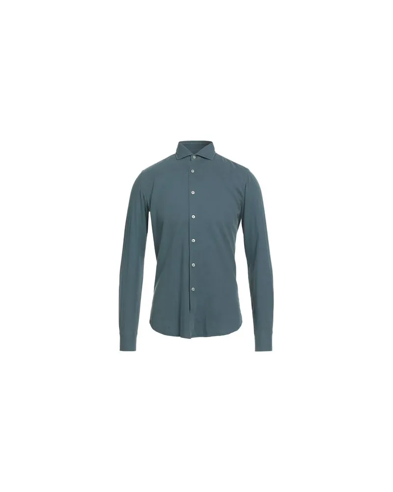 XACUS TOPS - Hemdenauf YOOX.COM Taubenblau