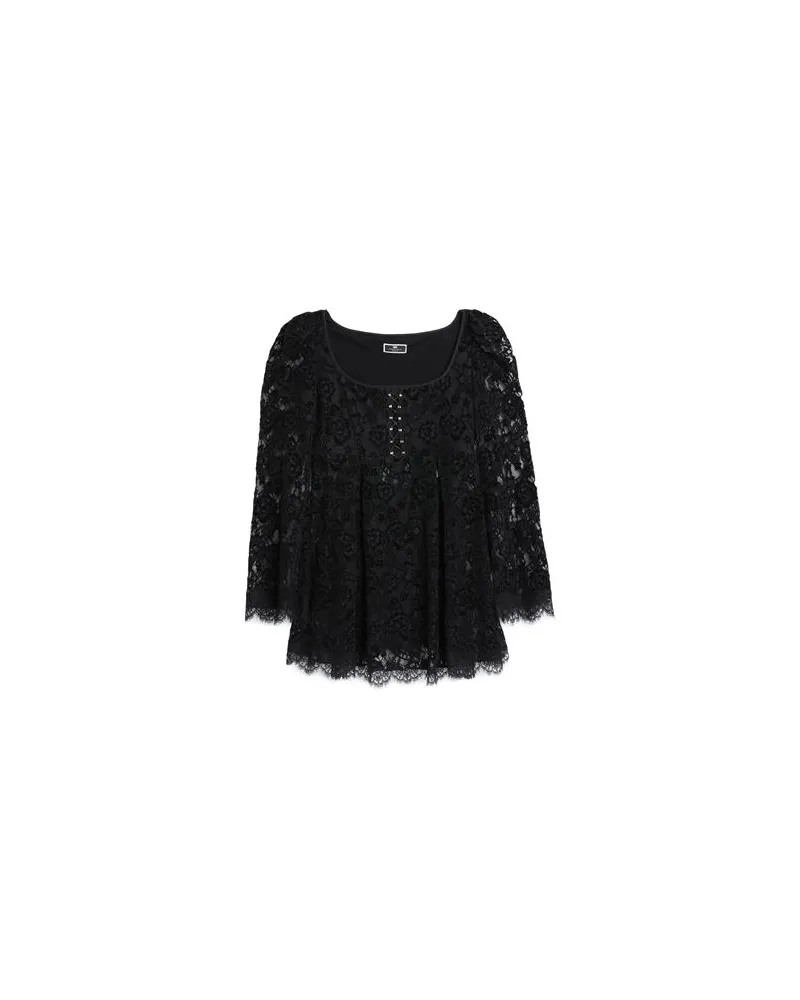 Elisabetta Franchi KLEIDER - Mini-Kleiderauf YOOX.COM Schwarz