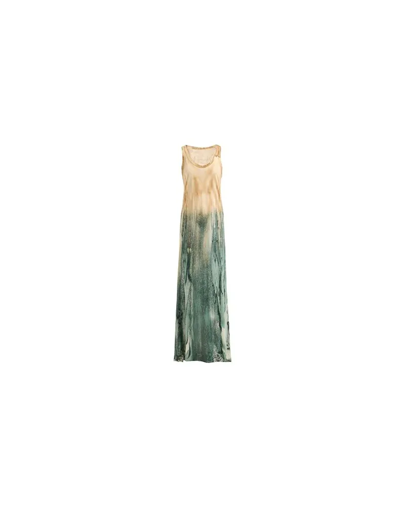 Masnada KLEIDER - Maxi-Kleiderauf YOOX.COM Sand