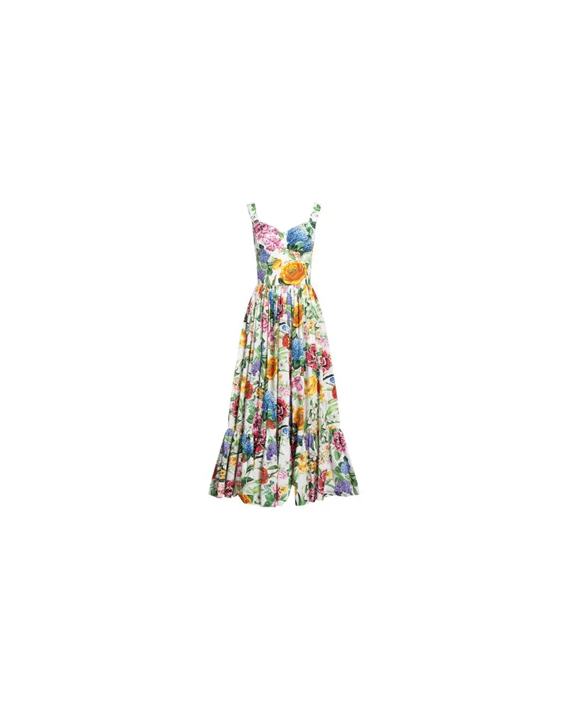 Dolce & Gabbana KLEIDER - Maxi-Kleiderauf YOOX.COM Weiß