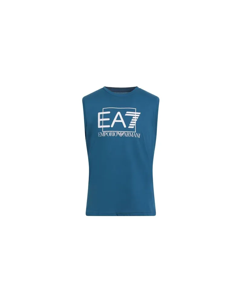 EA7 TOPS - T-shirtsauf YOOX.COM Taubenblau