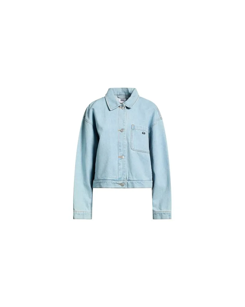 Obey JACKEN & MÄNTEL - Jeansjacken/Mäntelauf YOOX.COM Blau