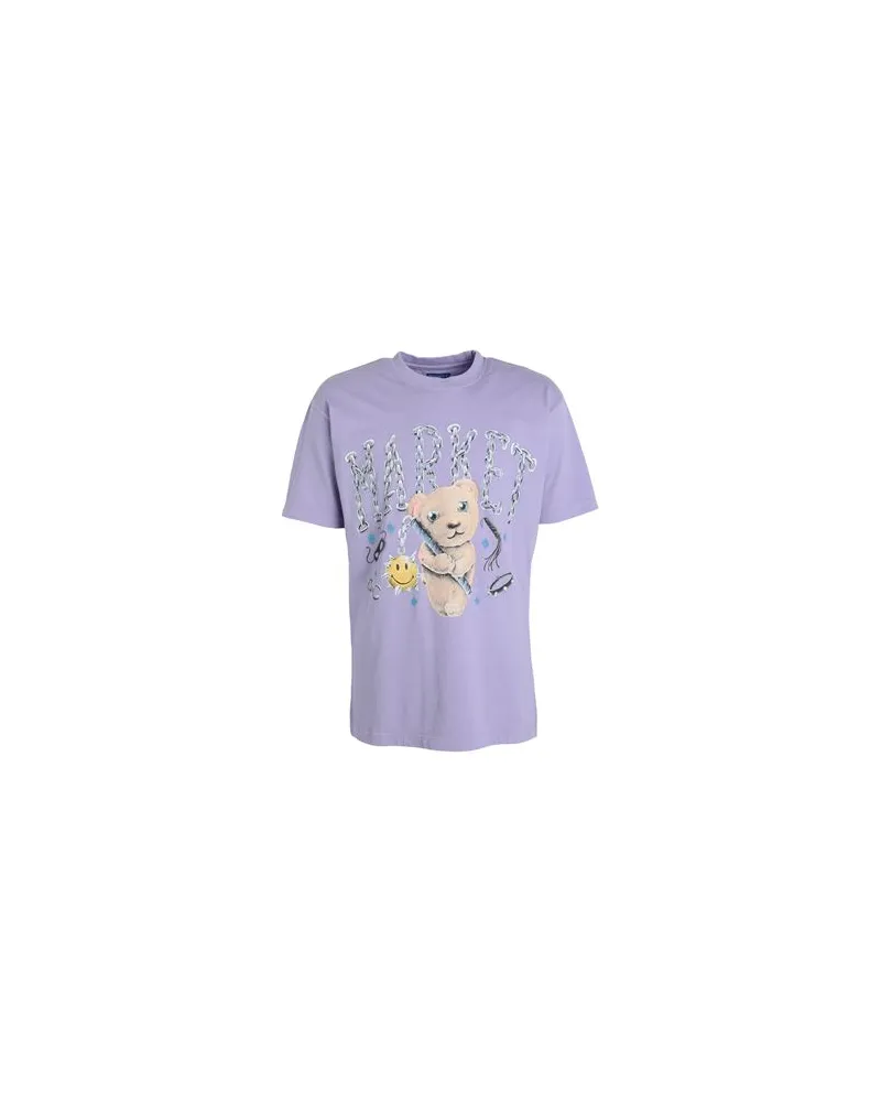 Market Soft Core Bear T-Shirt  - TOPS - T-shirtsauf YOOX.COM Lila