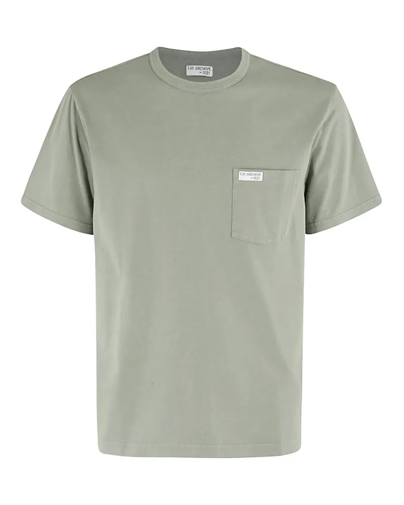 Fay T-shirts Grau