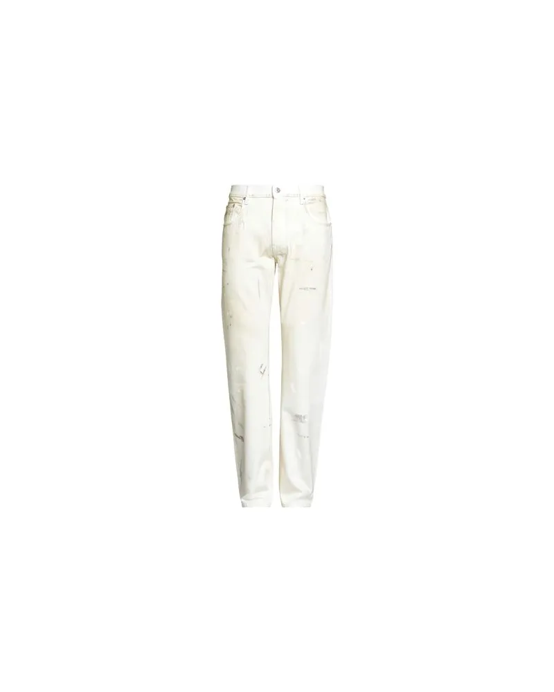 Helmut Lang HOSEN & RÖCKE - Jeanshosenauf YOOX.COM Elfenbein