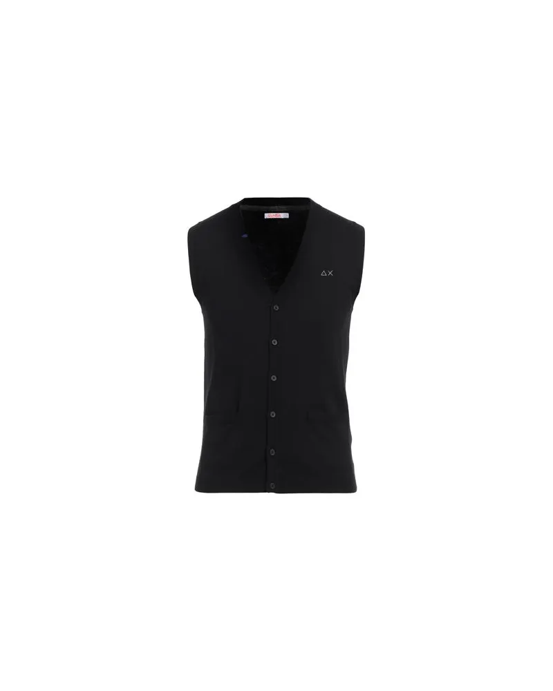 Sun68 STRICKWAREN - Strickjackenauf YOOX.COM Schwarz