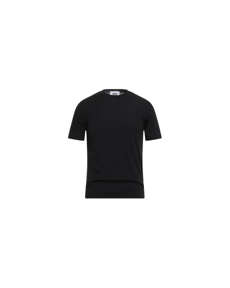 Alpha Studio STRICKWAREN - Pulloverauf YOOX.COM Schwarz