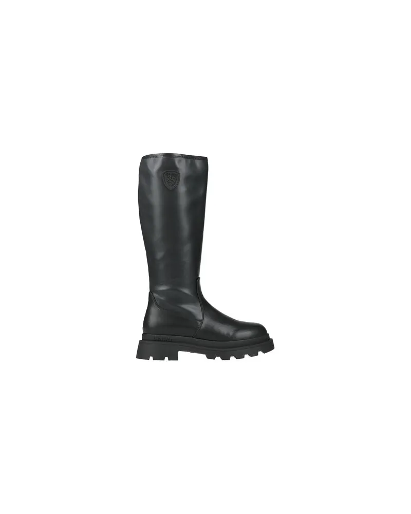 Blauer SCHUHE - Stiefelauf YOOX.COM Schwarz