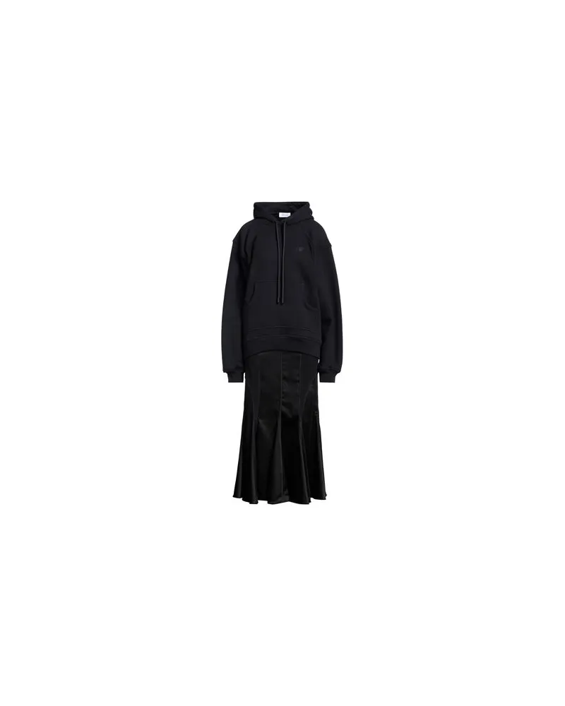 OFF-WHITE KLEIDER - Midi-Kleiderauf YOOX.COM Schwarz