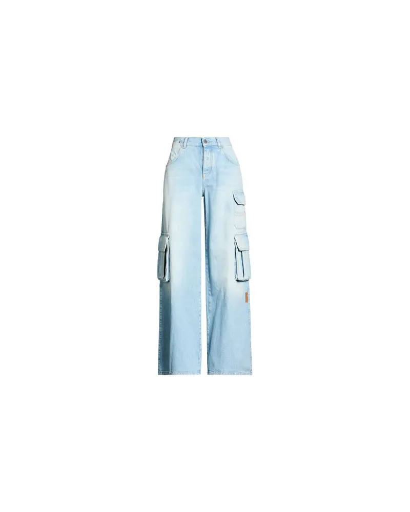 OFF-WHITE HOSEN & RÖCKE - Jeanshosenauf YOOX.COM Blau