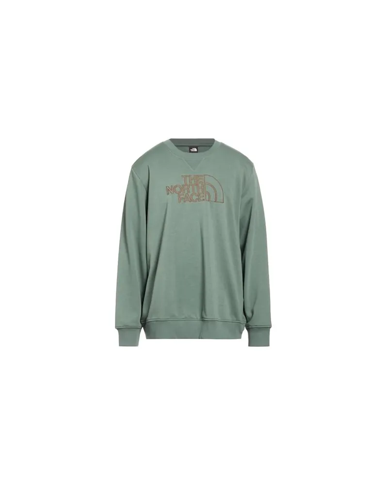 The North Face M DREW PEAK LIGHT REGULAR CREW  - TOPS - Sweatshirtsauf YOOX.COM Militärgrün