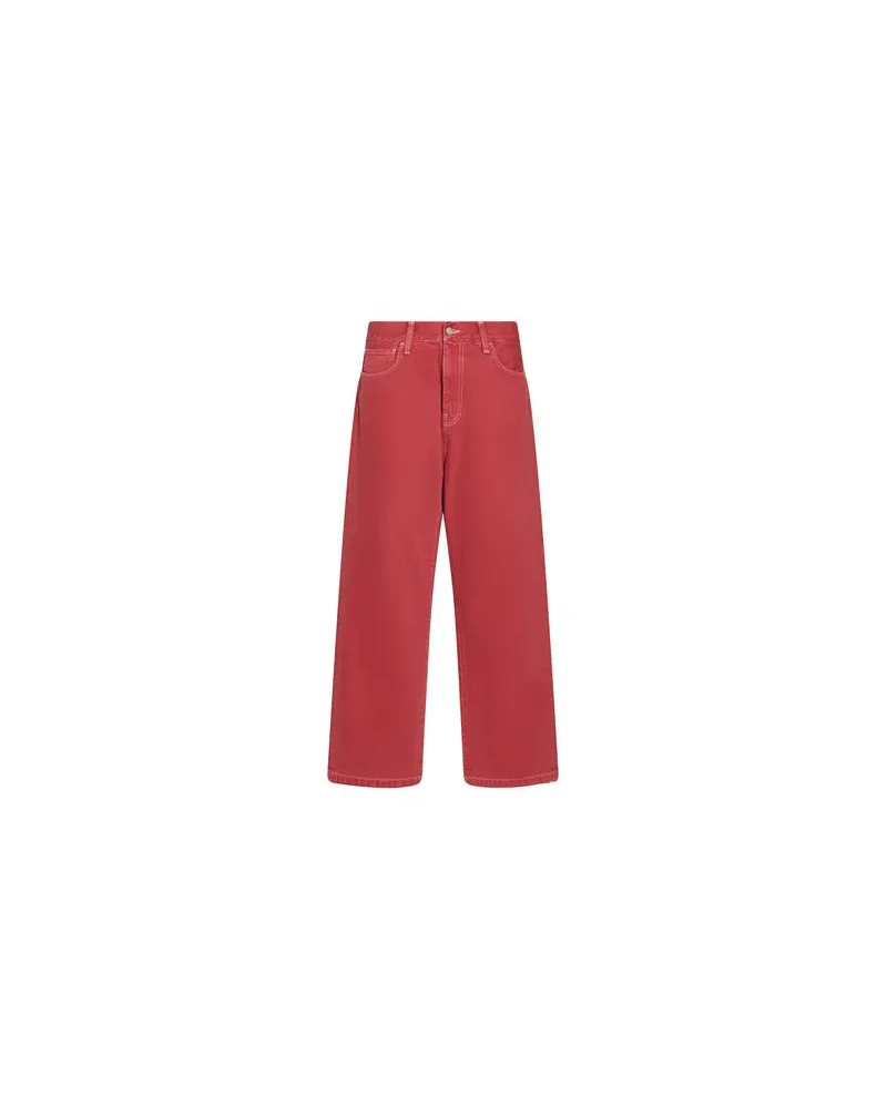 Carhartt WIP HOSEN & RÖCKE - Jeanshosenauf YOOX.COM Ziegelrot