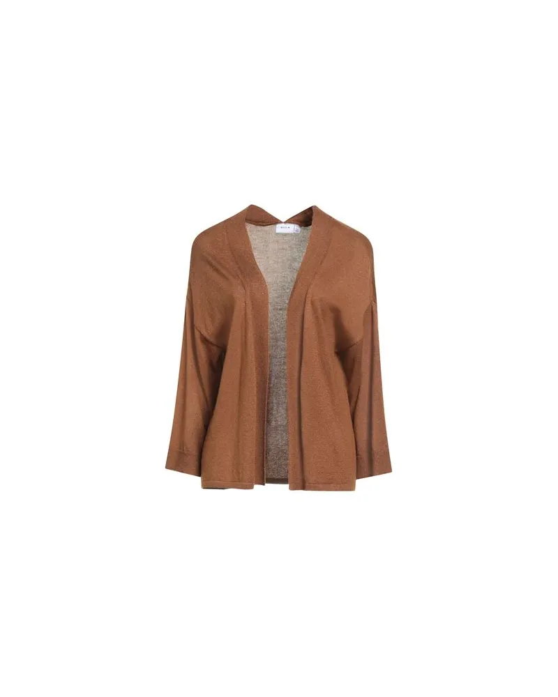 Vila STRICKWAREN - Strickjackenauf YOOX.COM Braun