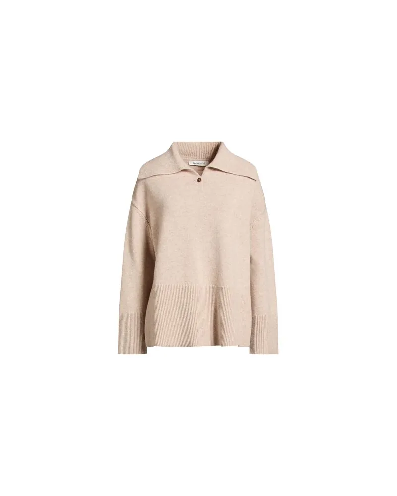 AnnaRita N STRICKWAREN - Pulloverauf YOOX.COM Beige