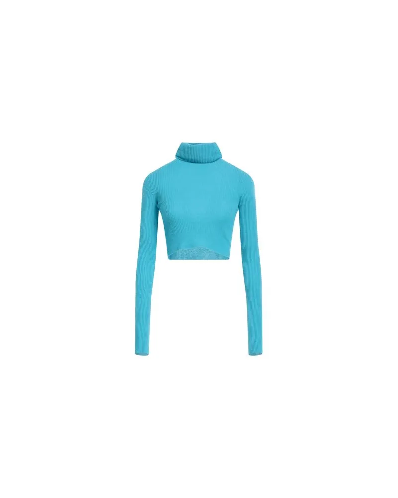 Laneus STRICKWAREN - Rollkragenpulloverauf YOOX.COM Himmelblau
