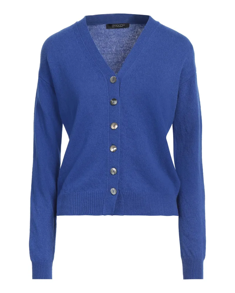 ARAGONA Strickjacke Blau