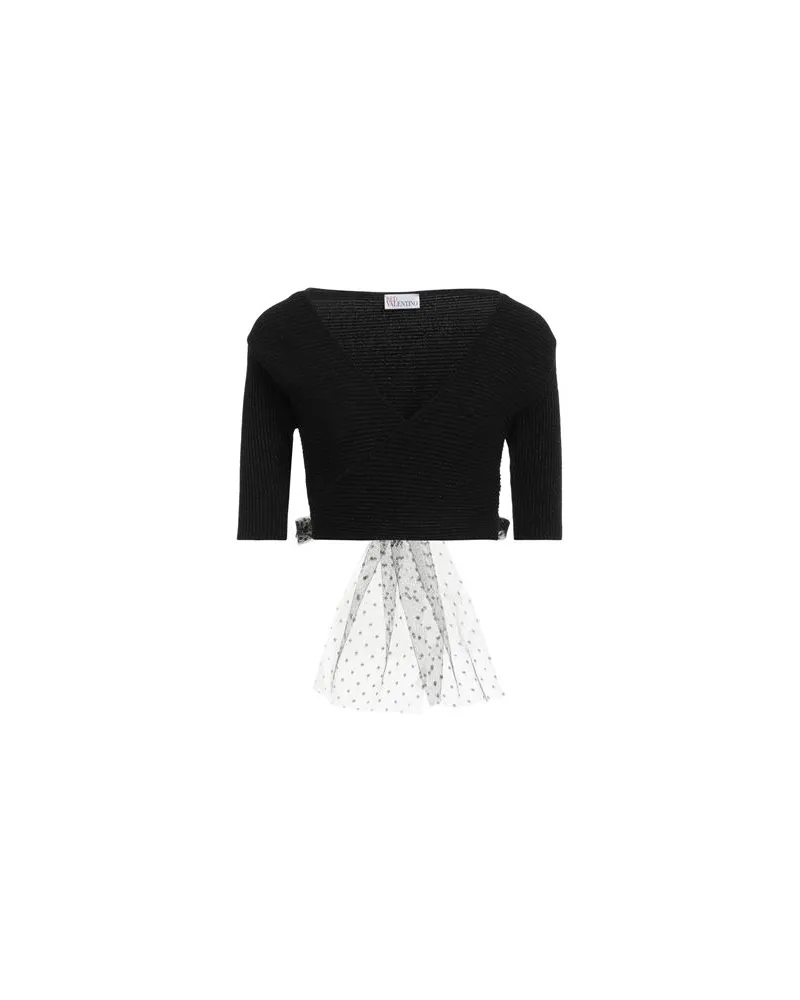 RED Valentino STRICKWAREN - Pulloverauf YOOX.COM Schwarz