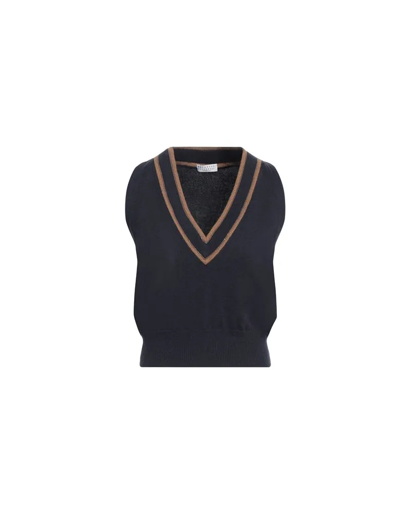 Brunello Cucinelli STRICKWAREN - Pulloverauf YOOX.COM Nachtblau