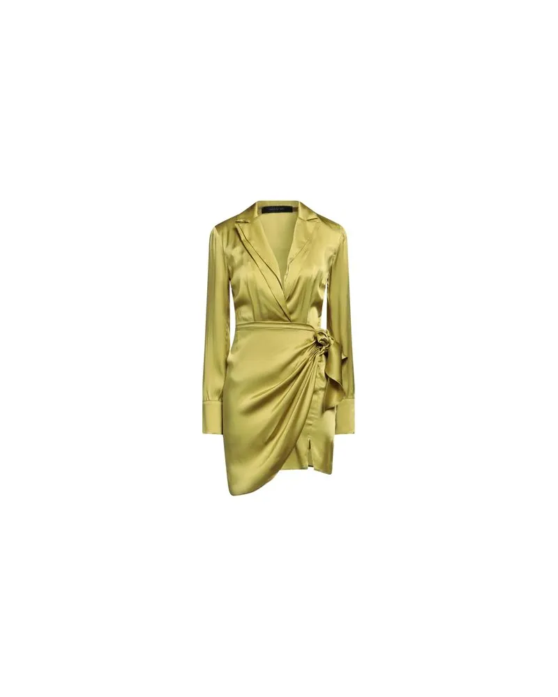 Federica Tosi KLEIDER - Mini-Kleiderauf YOOX.COM Limettengrün